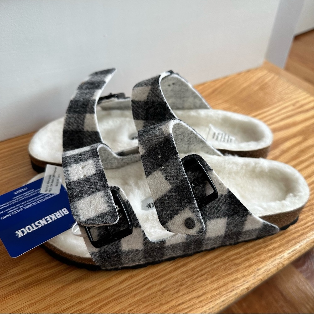 Birkenstock Arizona rivet 
Plaid white 
36 / L5 / 230MM